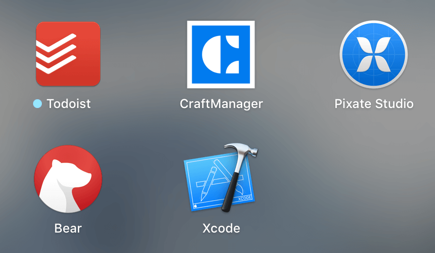 Figure 1-3. Xcode icon in the Launchpad