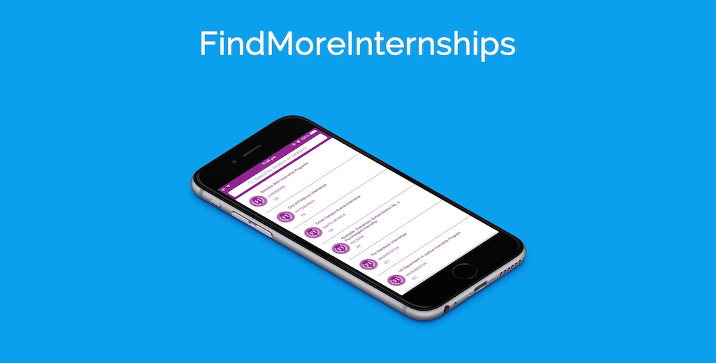 App Showcase #3: FindMoreInternships by Vin Lee