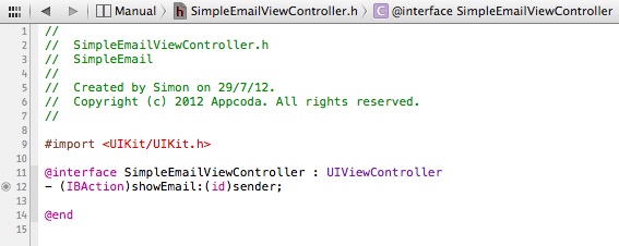 Added ShowEmail Action Method