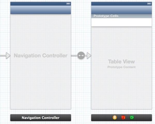 Storyboard Empty TableViewController