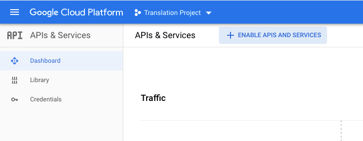 Enable API Services