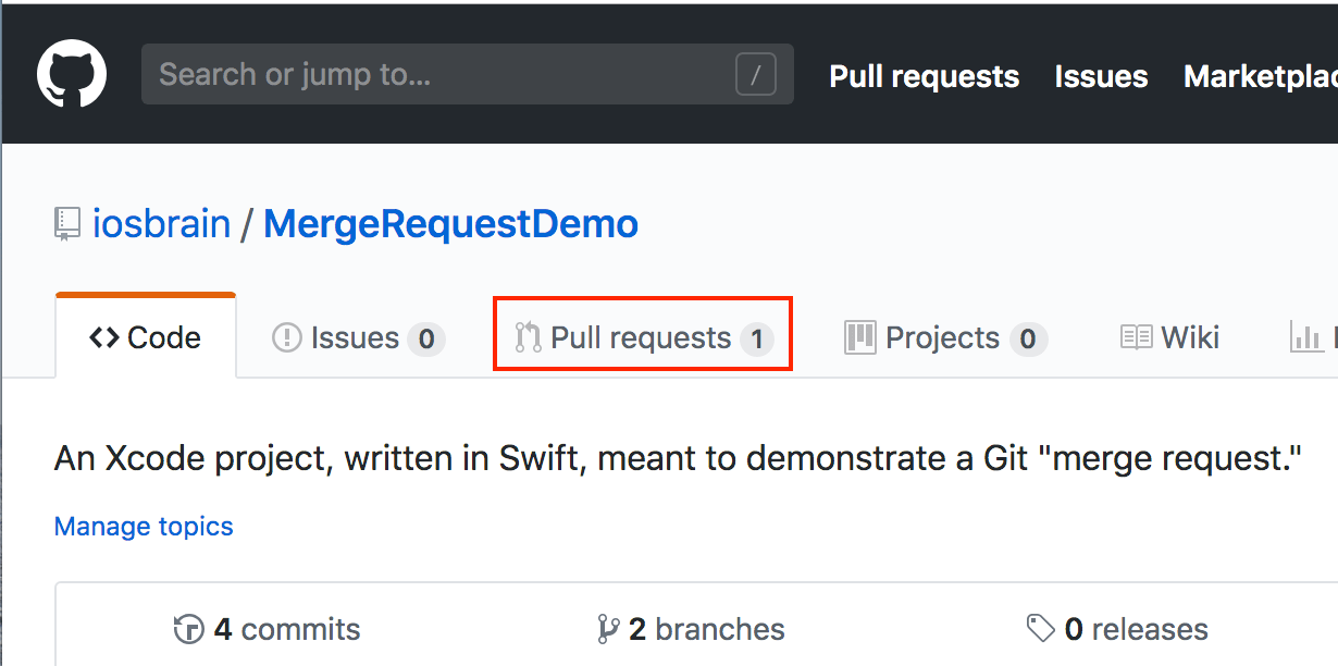 Checking pull requests